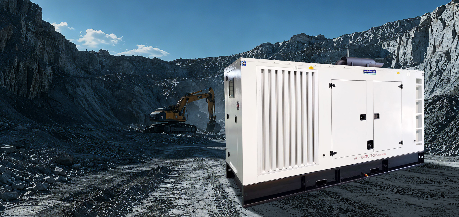 Silent Diesel Generator for Harsh Desert Environments